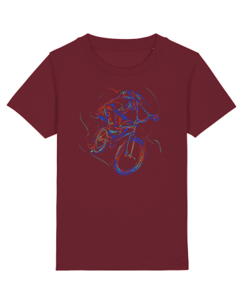 Bicicleta in culori Burgundy