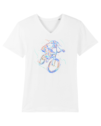 Bicicleta in culori White