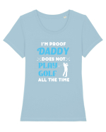 DADDY Tricou mânecă scurtă guler larg fitted Damă Expresser