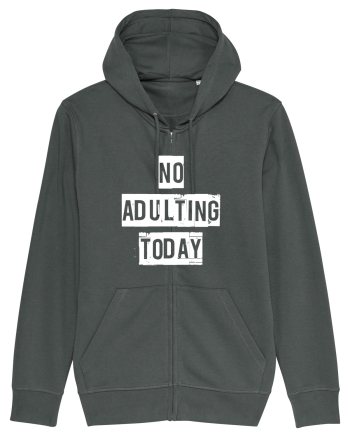 NO ADULTING Anthracite