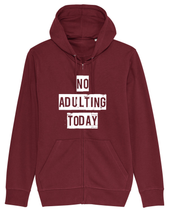 NO ADULTING Burgundy