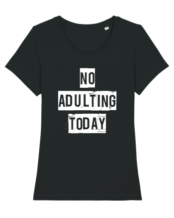 NO ADULTING Black