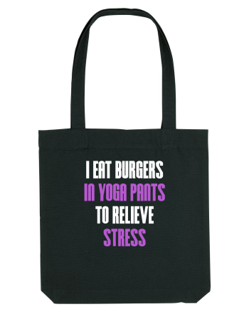 EAT BURGERS Black