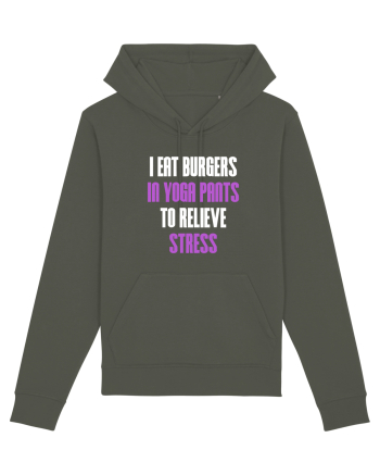 EAT BURGERS Khaki