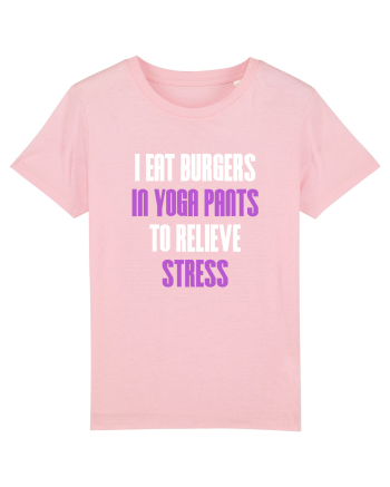 EAT BURGERS Cotton Pink