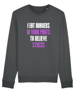 EAT BURGERS Bluză mânecă lungă Unisex Rise
