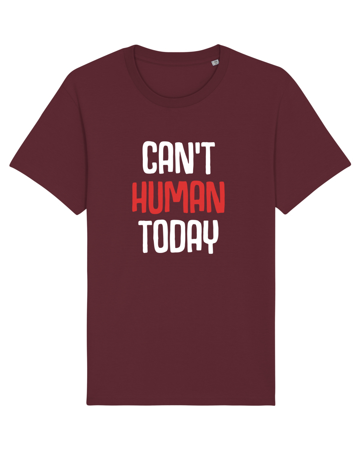 Tricou mânecă scurtă Unisex Rocker Burgundy