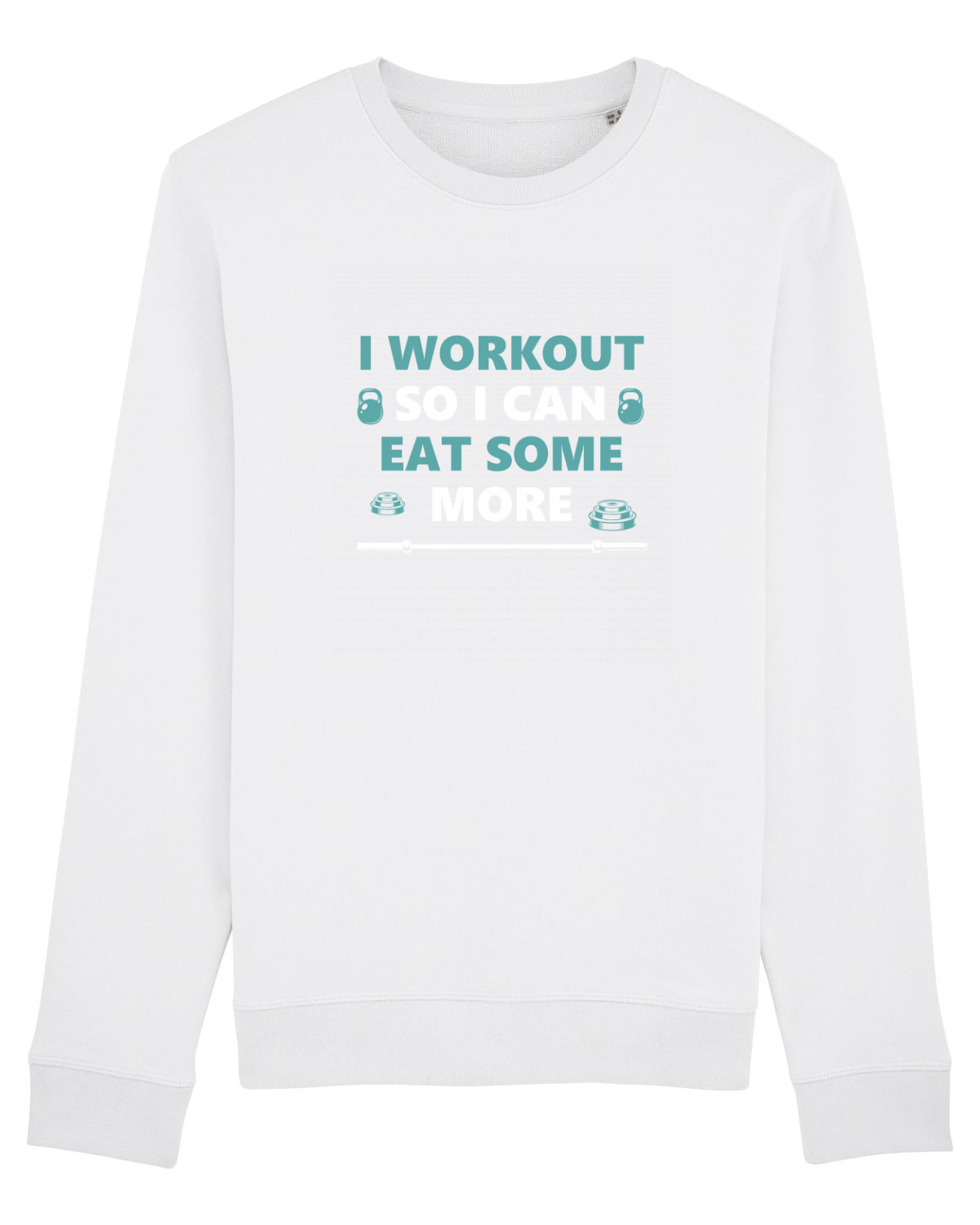 Bluză mânecă lungă Unisex Rise White