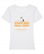 BULLDOG Tricou mânecă scurtă guler larg fitted Damă Expresser