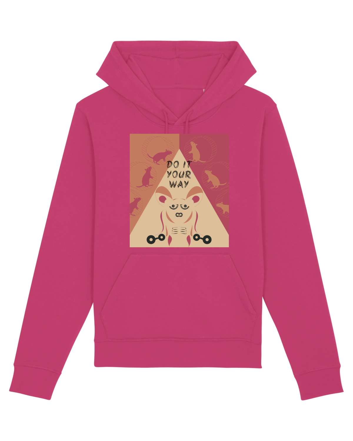 Hanorac Unisex Drummer Raspberry