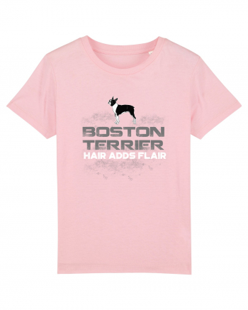 BOSTON TERRIER Cotton Pink