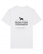 BOSTON TERRIER Tricou mânecă scurtă Unisex Rocker