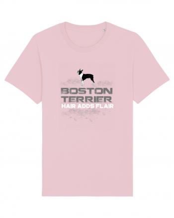 BOSTON TERRIER Cotton Pink