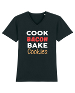 BACON COOKIES Tricou mânecă scurtă guler V Bărbat Presenter