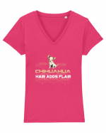 CHIHUAHUA Tricou mânecă scurtă guler V Damă Evoker