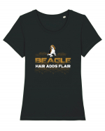 BEAGLE Tricou mânecă scurtă guler larg fitted Damă Expresser