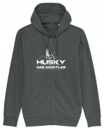 HUSKY Hanorac cu fermoar Unisex Connector