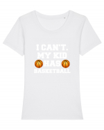 BASKETBALL  Tricou mânecă scurtă guler larg fitted Damă Expresser