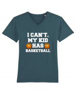 BASKETBALL  Tricou mânecă scurtă guler V Bărbat Presenter