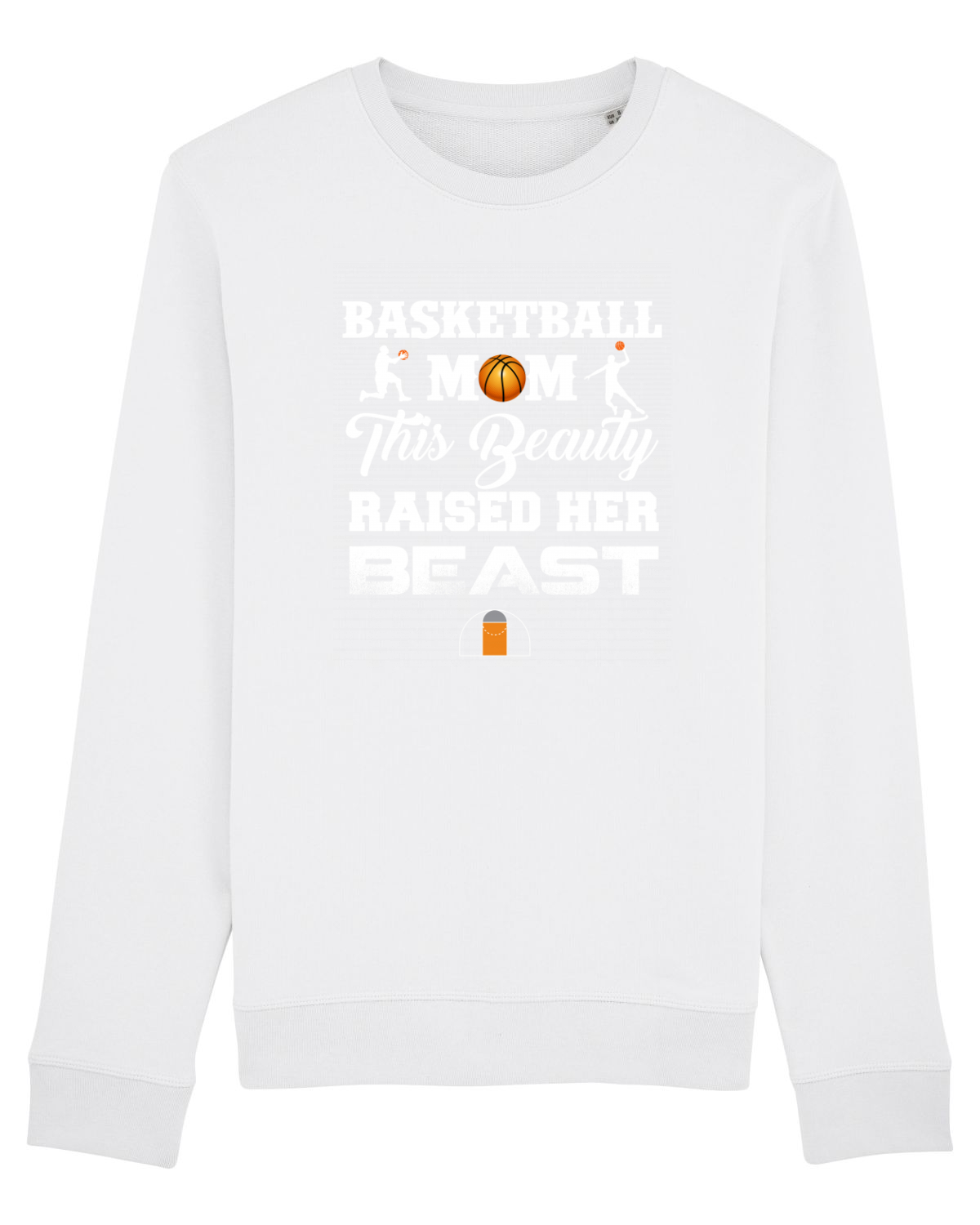 Bluză mânecă lungă Unisex Rise White