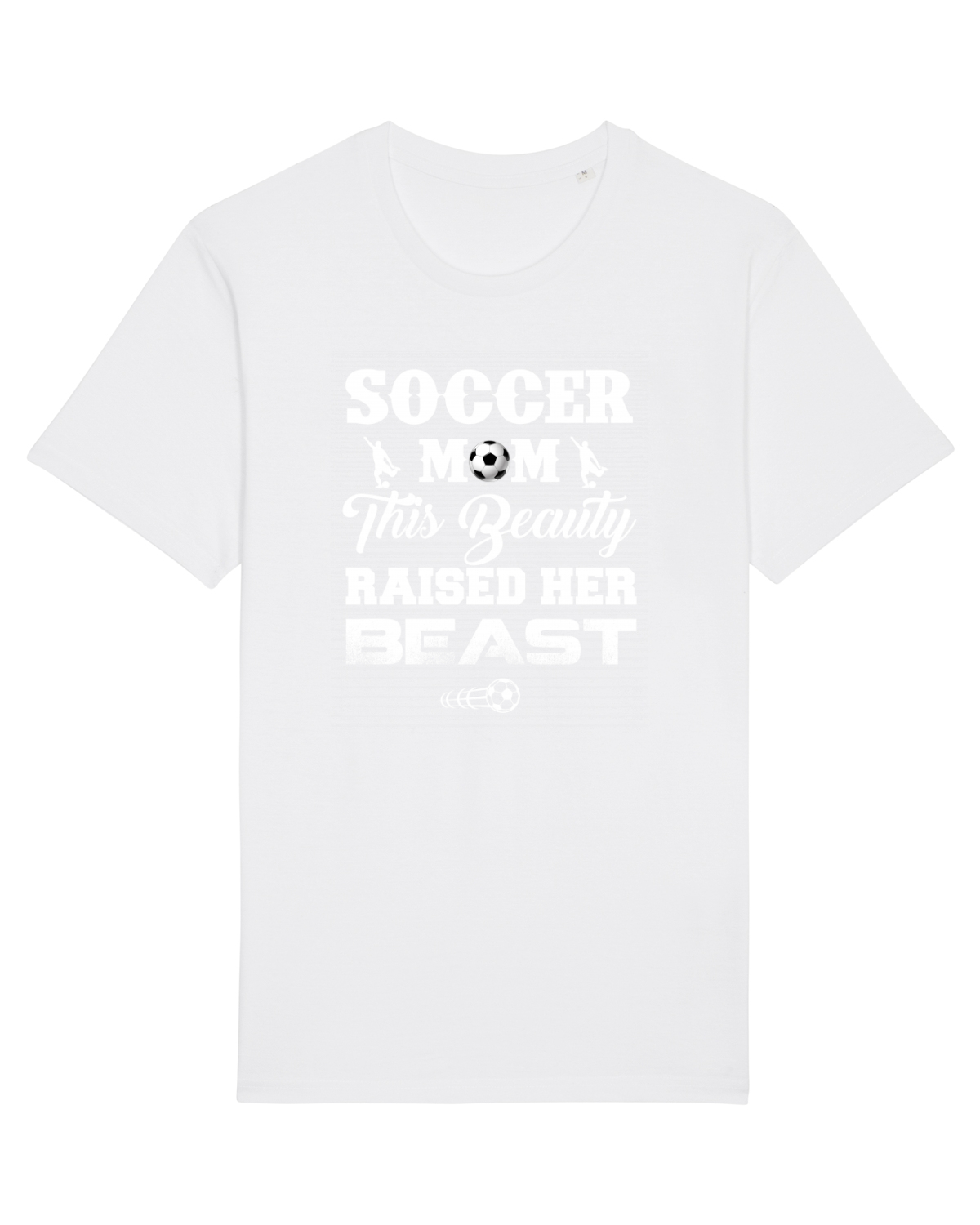 Tricou mânecă scurtă Unisex Rocker White