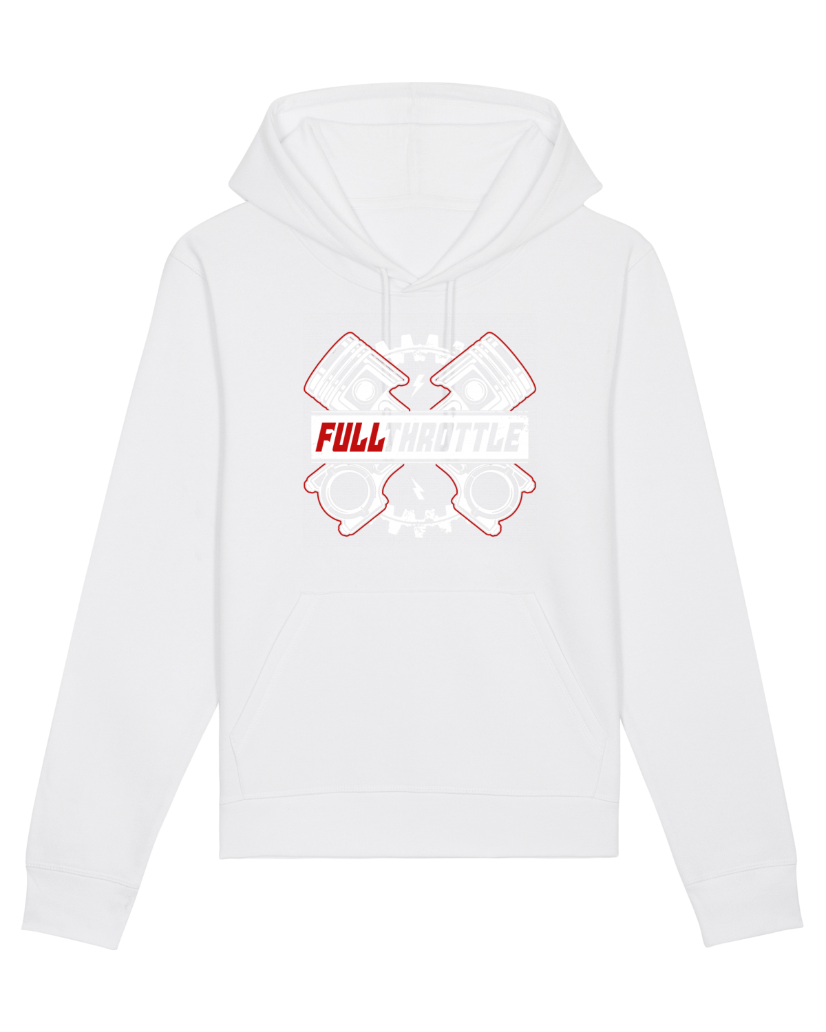 Hanorac Unisex Drummer White