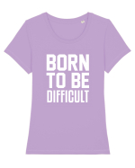 DIFFICULT Tricou mânecă scurtă guler larg fitted Damă Expresser