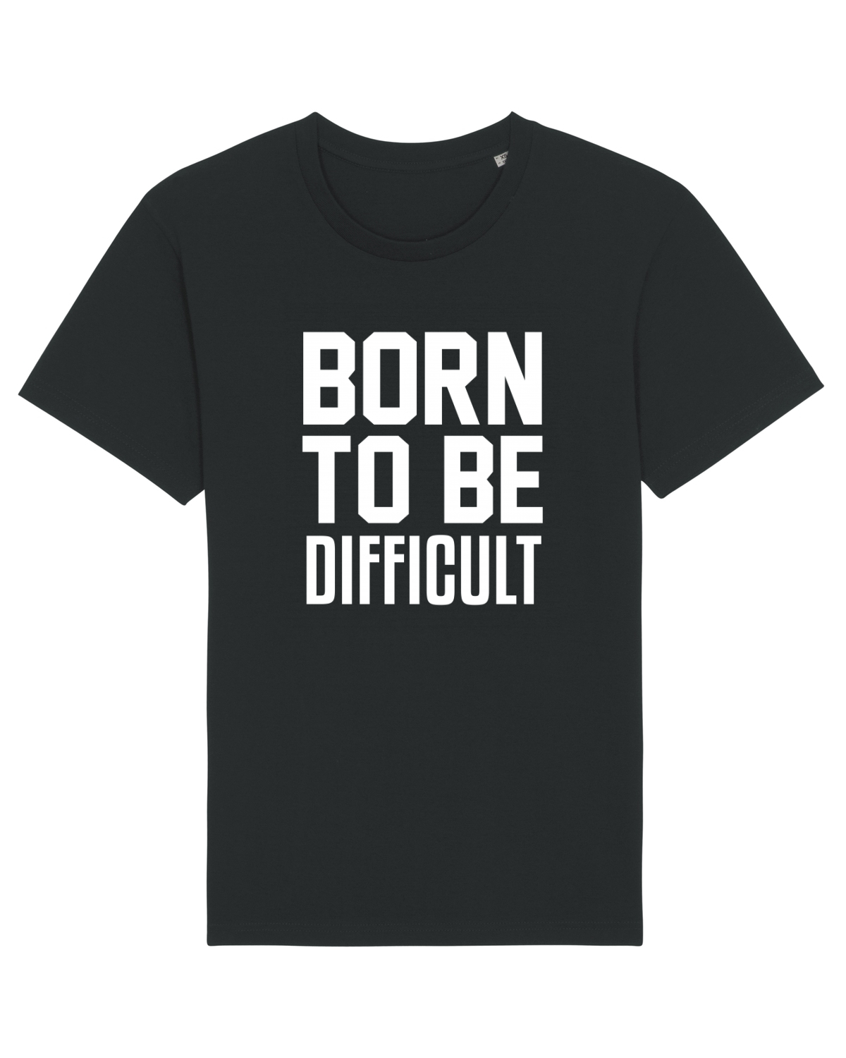 Tricou mânecă scurtă Unisex Rocker Black