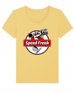 Speed Freak Tricou mânecă scurtă guler larg fitted Damă Expresser