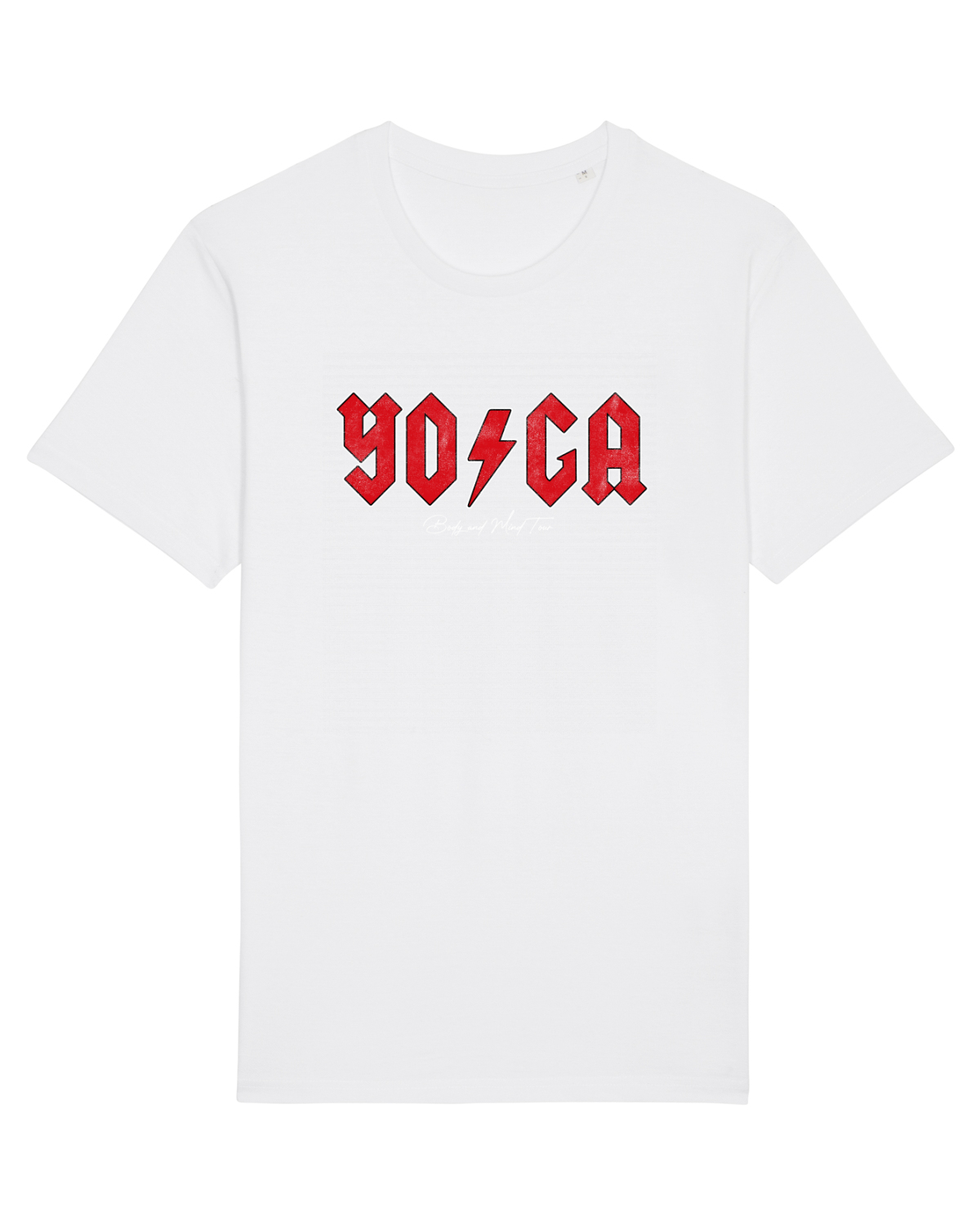 Tricou mânecă scurtă Unisex Rocker White