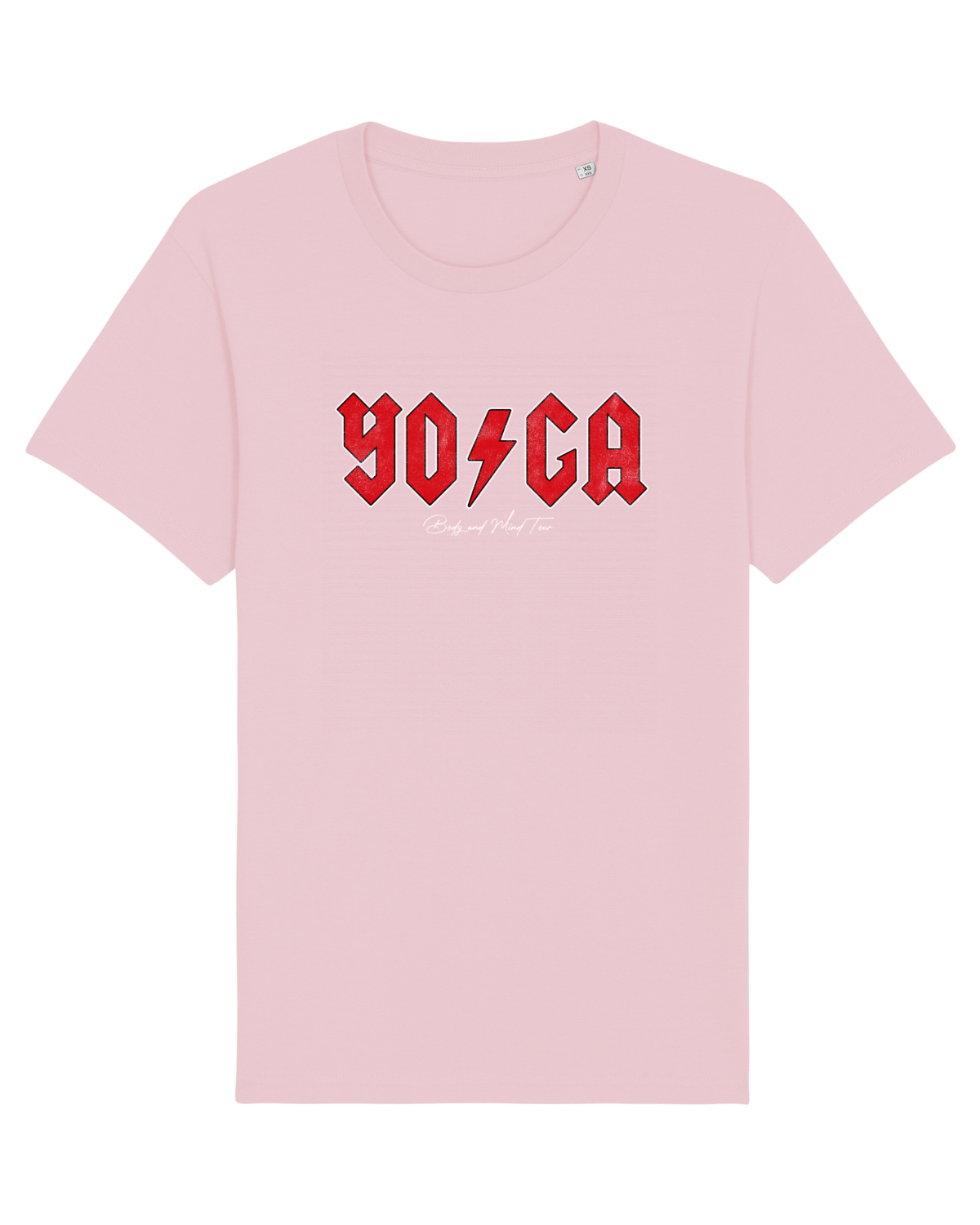 Tricou mânecă scurtă Unisex Rocker Cotton Pink