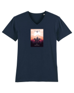 Military Tricou mânecă scurtă guler V Bărbat Presenter