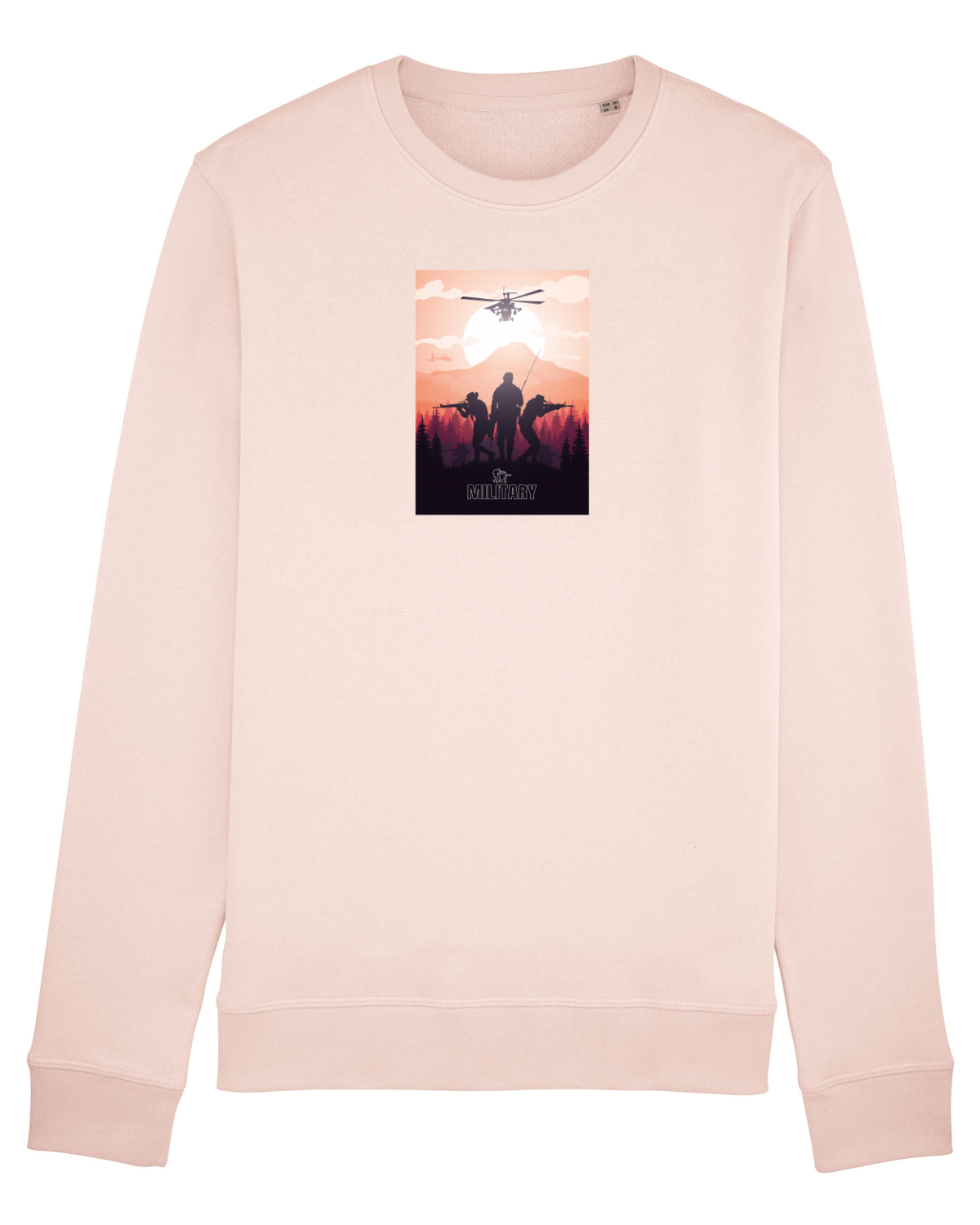Bluză mânecă lungă Unisex Rise Candy Pink