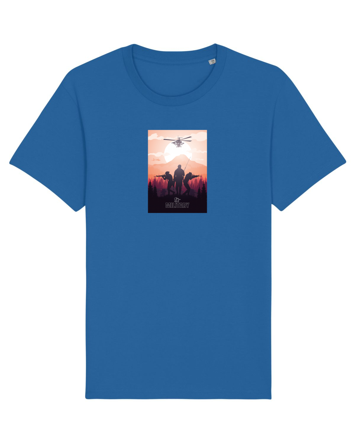 Tricou mânecă scurtă Unisex Rocker Royal Blue