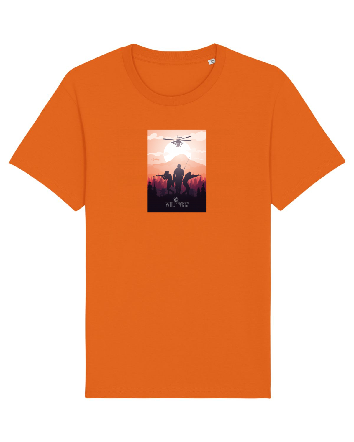 Tricou mânecă scurtă Unisex Rocker Bright Orange