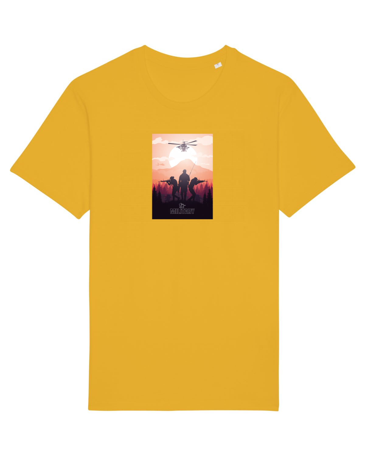 Tricou mânecă scurtă Unisex Rocker Spectra Yellow