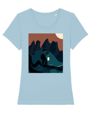 Just a turtle in the jungle Sky Blue