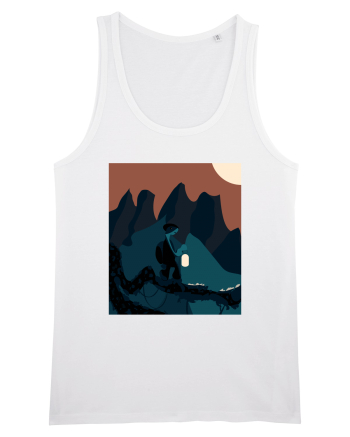 Just a turtle in the jungle White