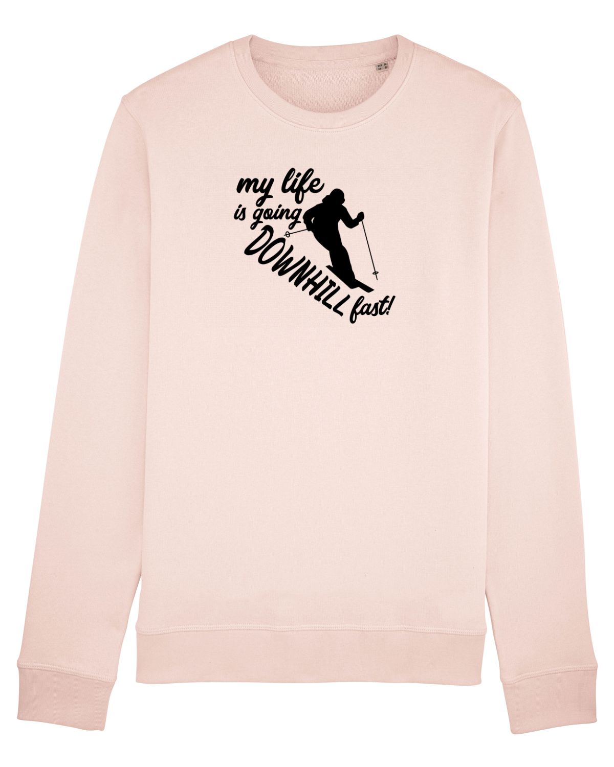 Bluză mânecă lungă Unisex Rise Candy Pink