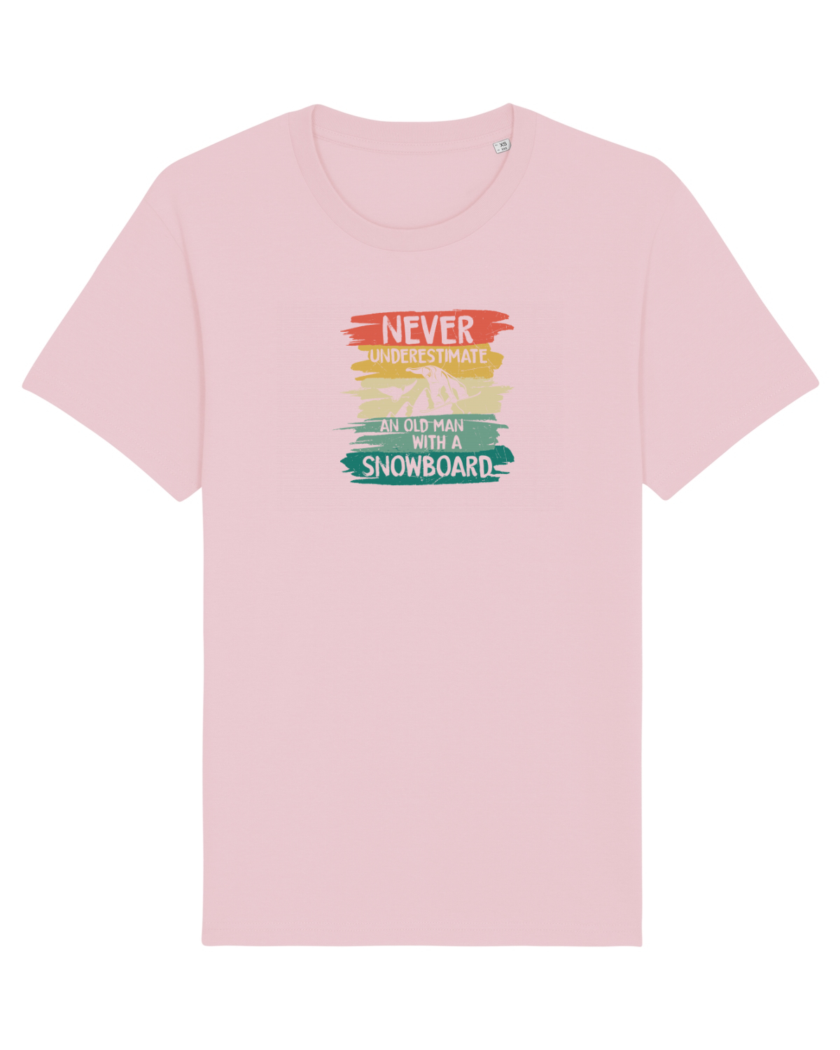 Tricou mânecă scurtă Unisex Rocker Cotton Pink