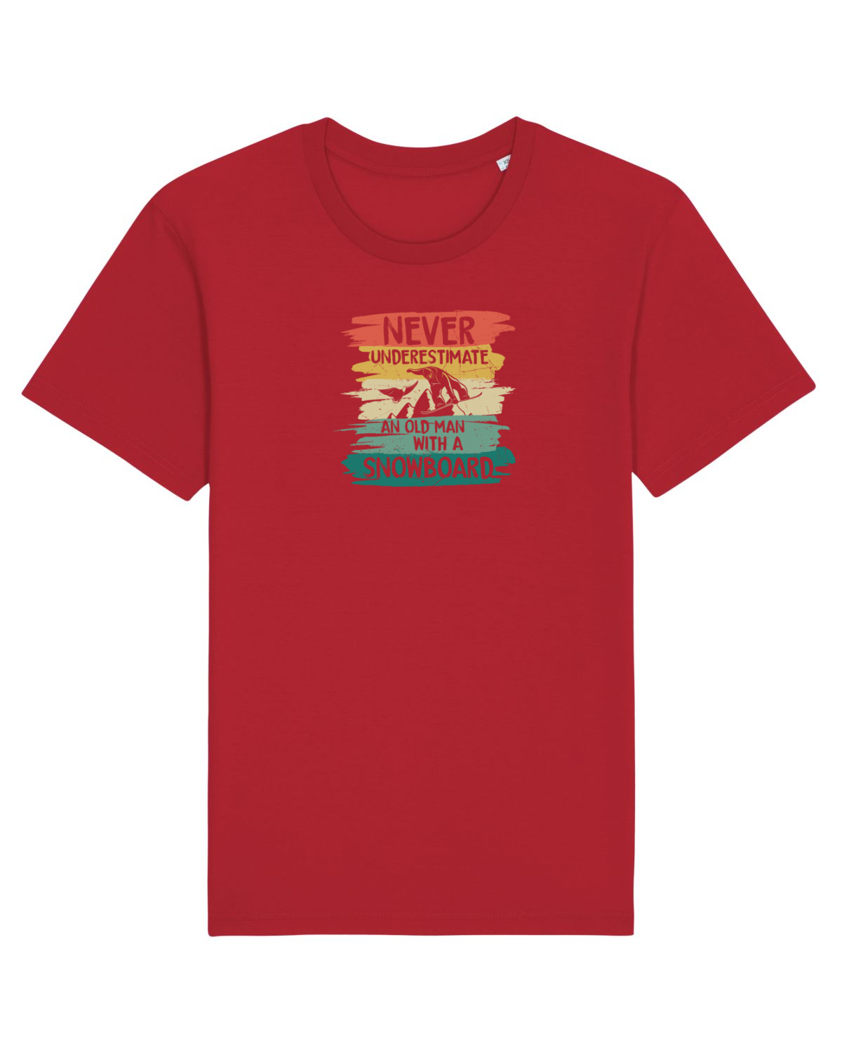 Tricou mânecă scurtă Unisex Rocker Red