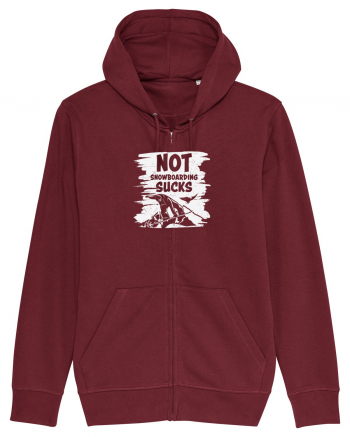 Not Snowboarding Sucks Burgundy