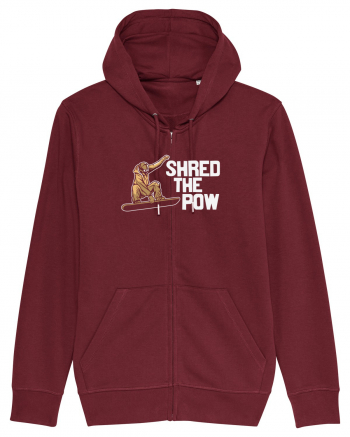 Shred The Pow Burgundy