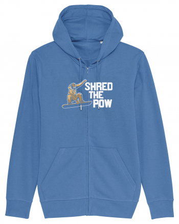 Shred The Pow Bright Blue