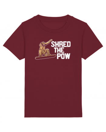 Shred The Pow Burgundy