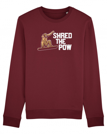 Shred The Pow Burgundy