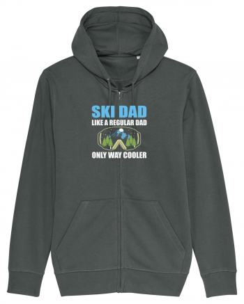 Ski Dad Like a Regular Dad Only Way Cooler Anthracite