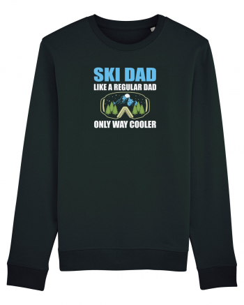 Ski Dad Like a Regular Dad Only Way Cooler Black