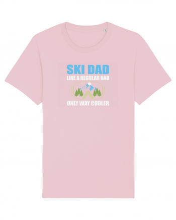 Ski Dad Like a Regular Dad Only Way Cooler Cotton Pink