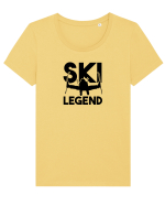Ski Legend Tricou mânecă scurtă guler larg fitted Damă Expresser